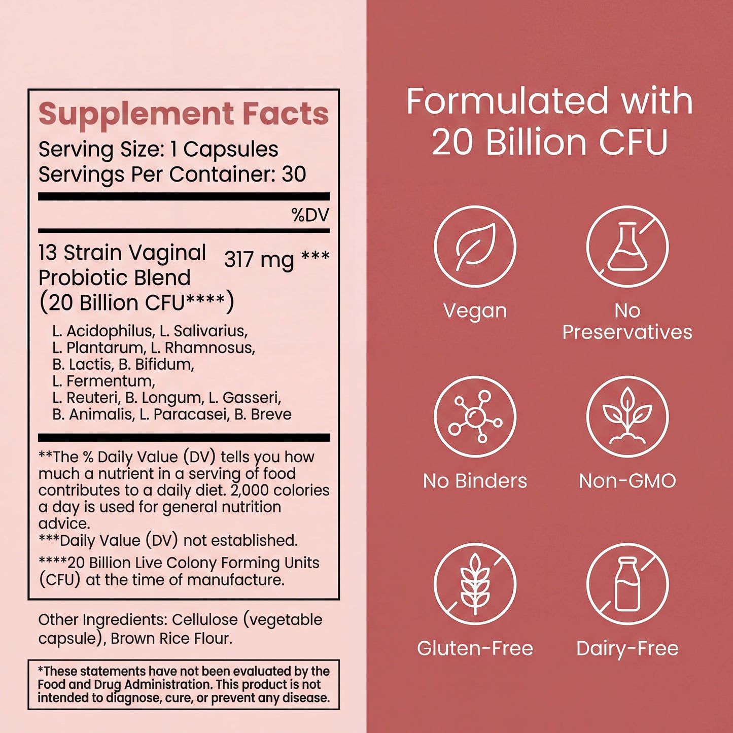 Intimate Balance™ Vaginal Probiotic Capsules