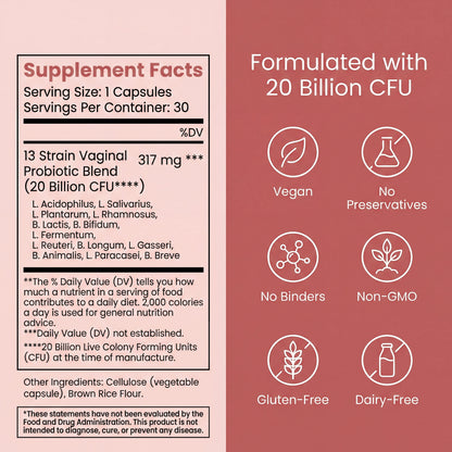Intimate Balance™ Vaginal Probiotic Capsules